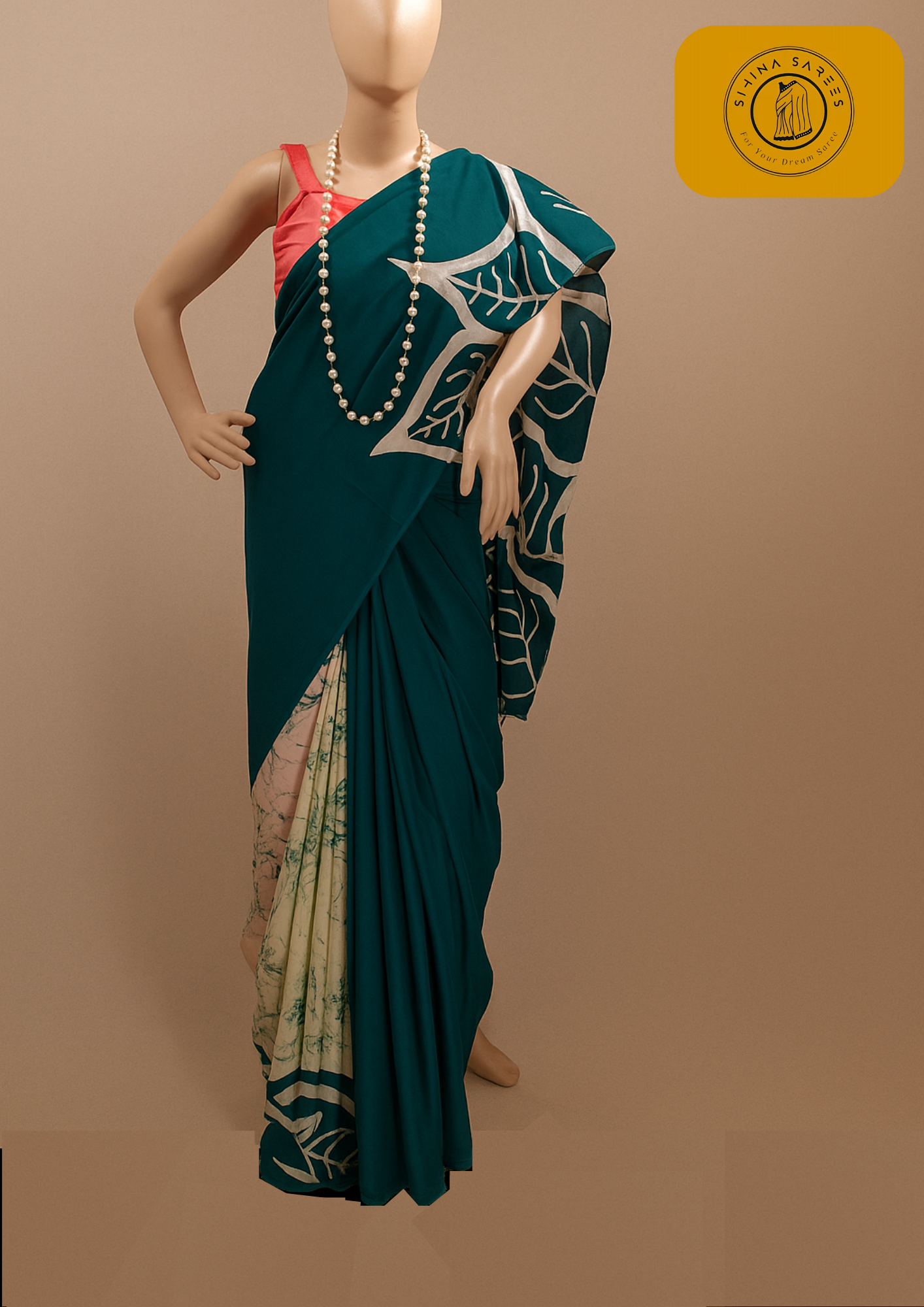Two Colour Bathik Saree
