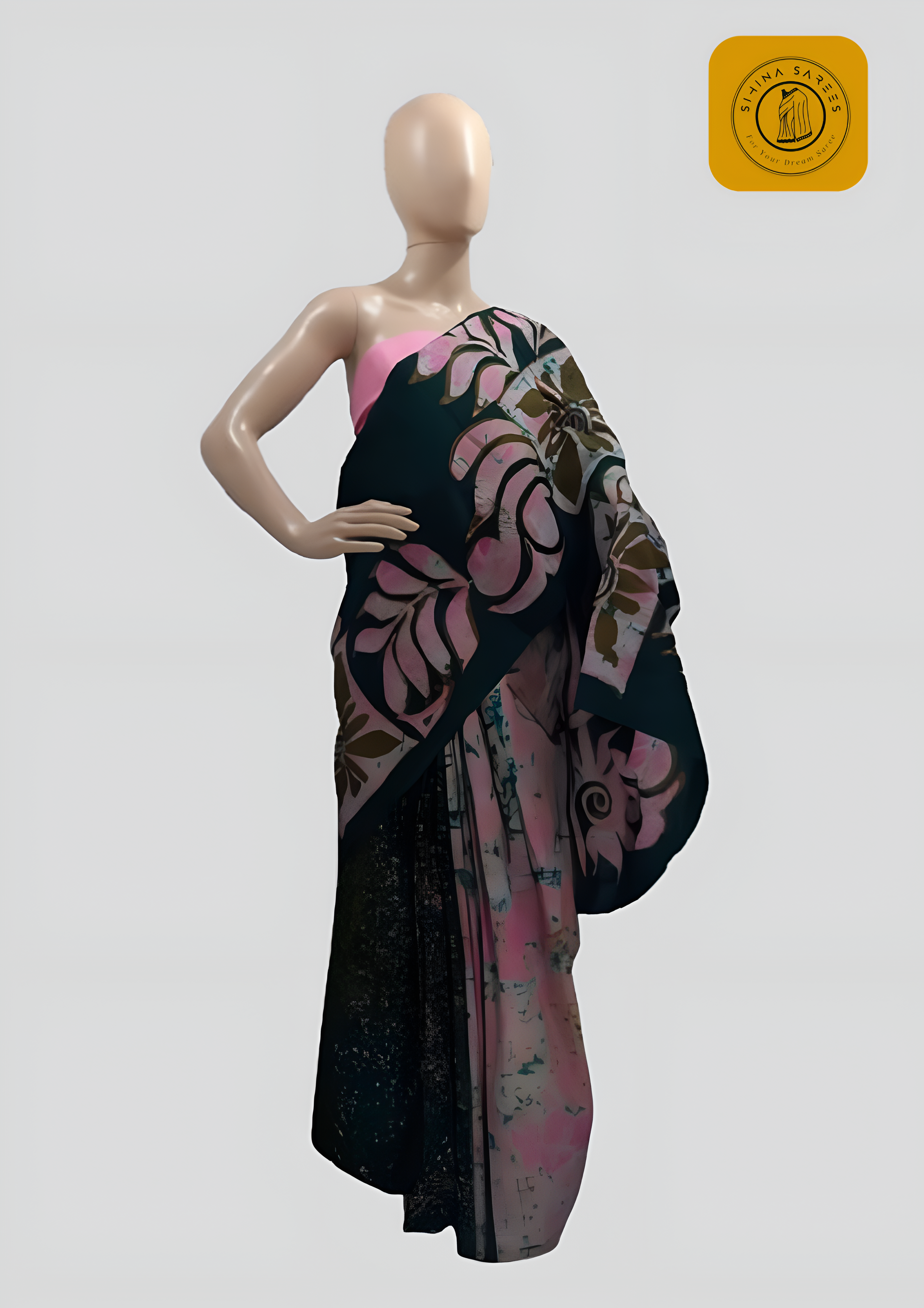 Two Colour Bathik Saree