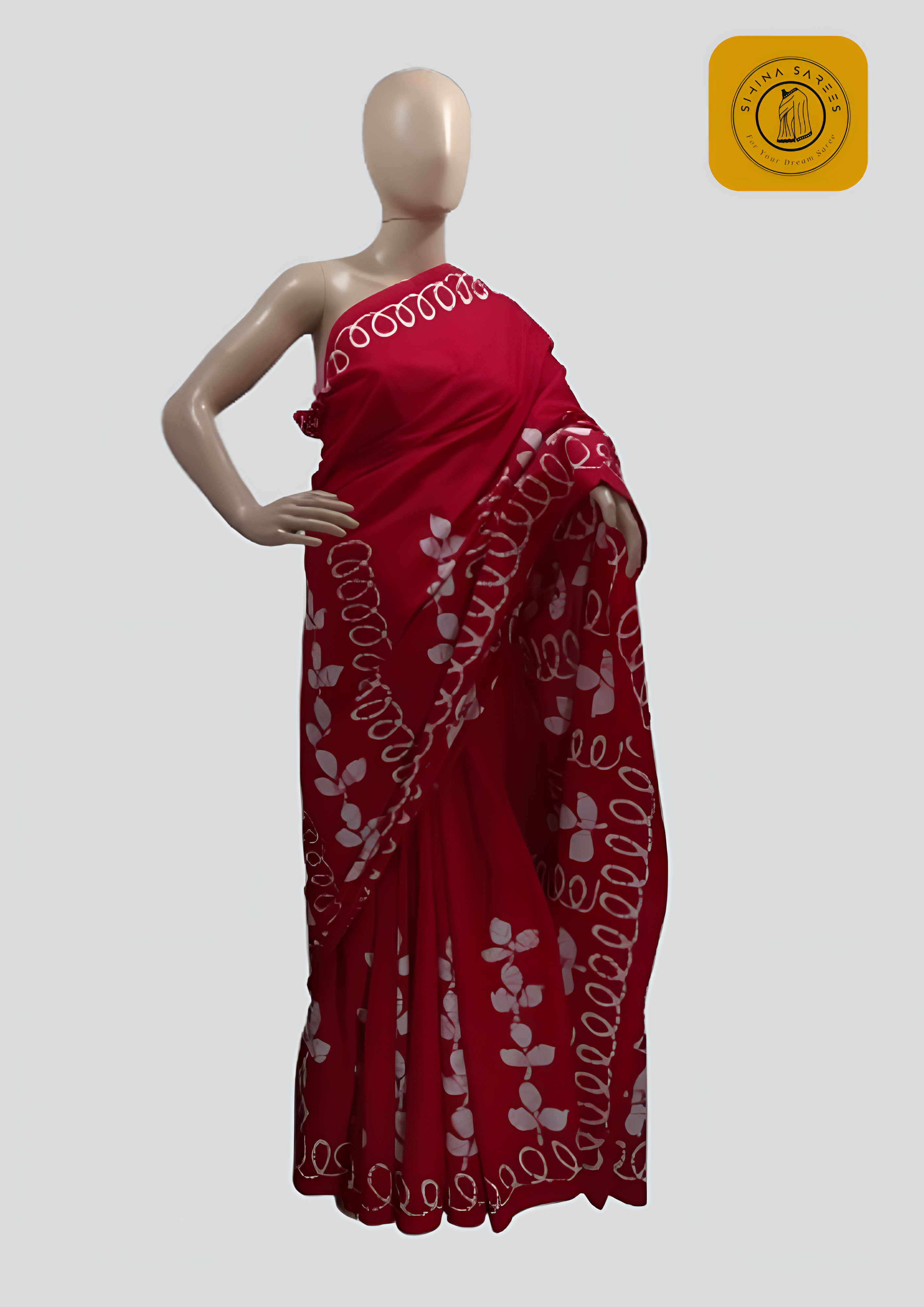 Two Colour Bathik Saree